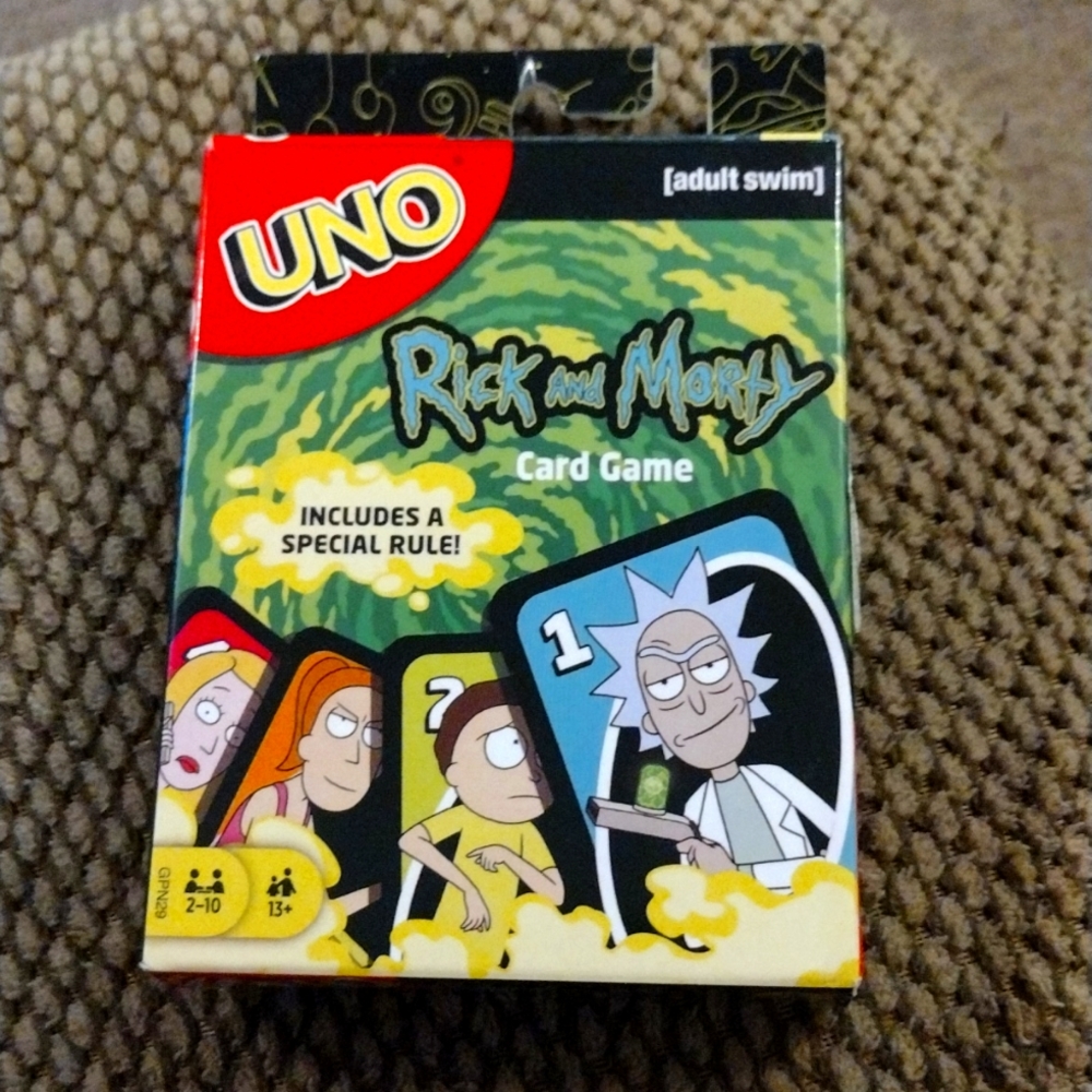 Rick and Morty Uno